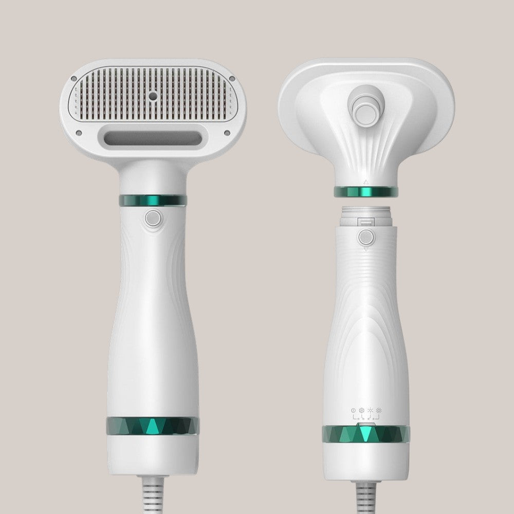 2-in-1 Pet Grooming Dryer and De-shedding Brush
