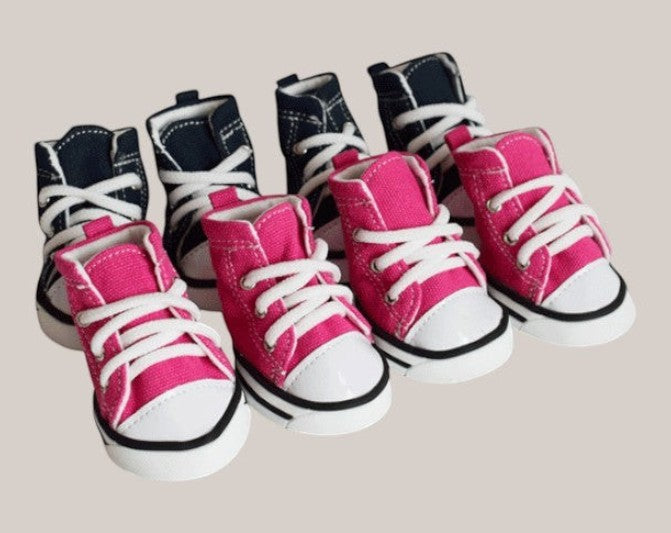 Pet Denim Canvas Shoes - Waterproof Non-Slip Dog Footwear