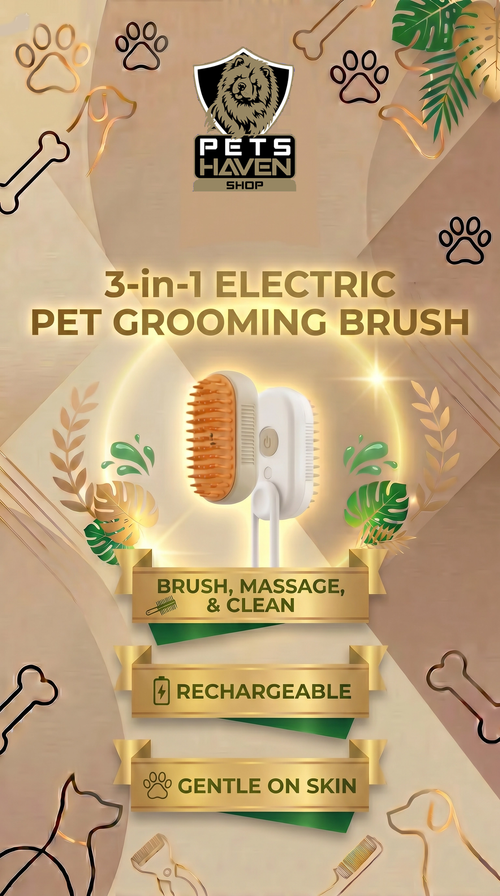 3-in-1 Rechargeable Pet Brush
