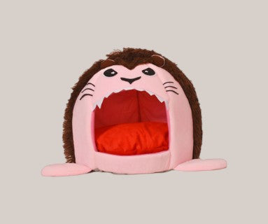 Cartoon Lion Pet Bed for Cats and Dogs