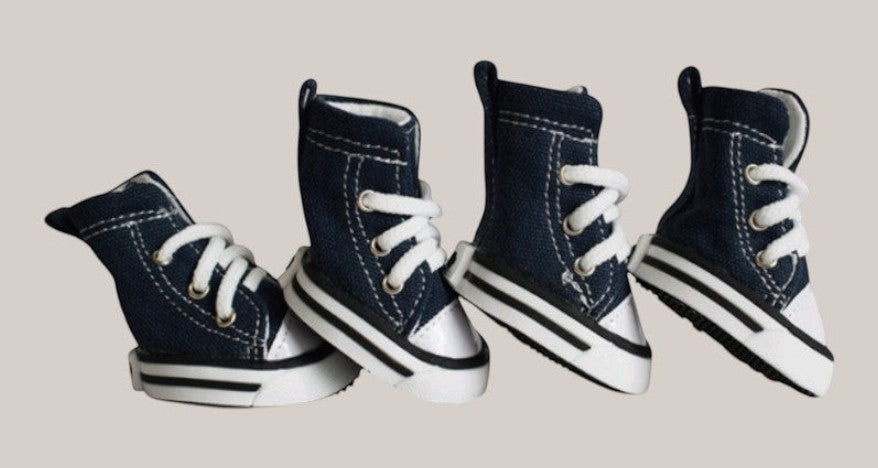 Pet Denim Canvas Shoes - Waterproof Non-Slip Dog Footwear