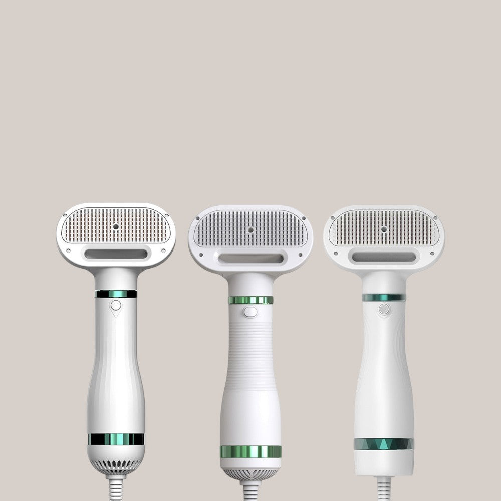 2-in-1 Pet Grooming Dryer and De-shedding Brush