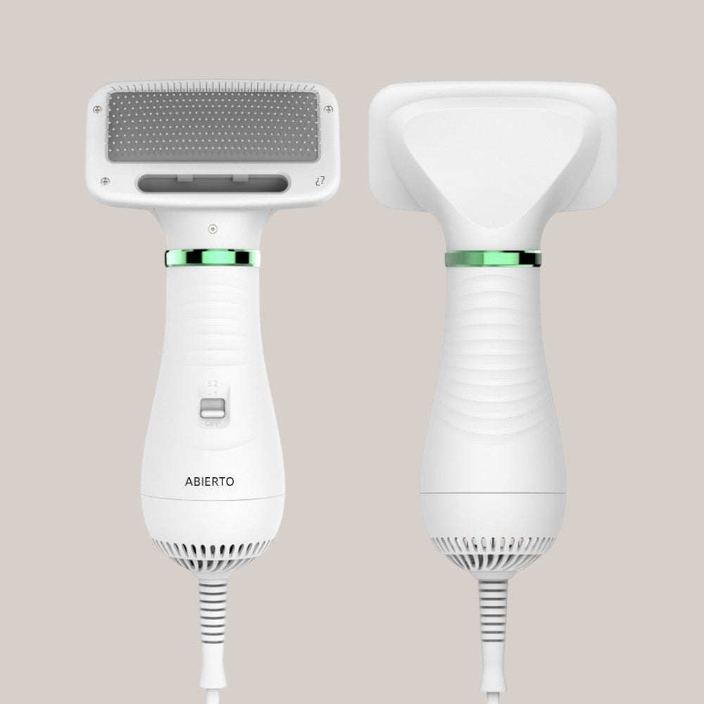 2-in-1 Pet Grooming Dryer and De-shedding Brush
