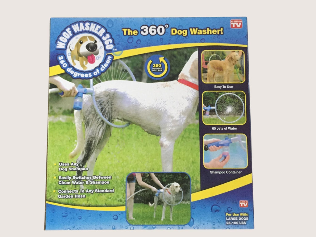 Dog Shower Bathing Ring with Circular Water Gun