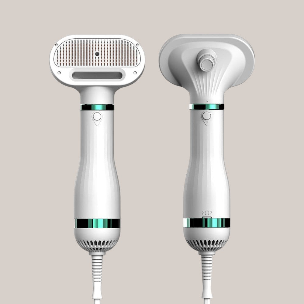 2-in-1 Pet Grooming Dryer and De-shedding Brush