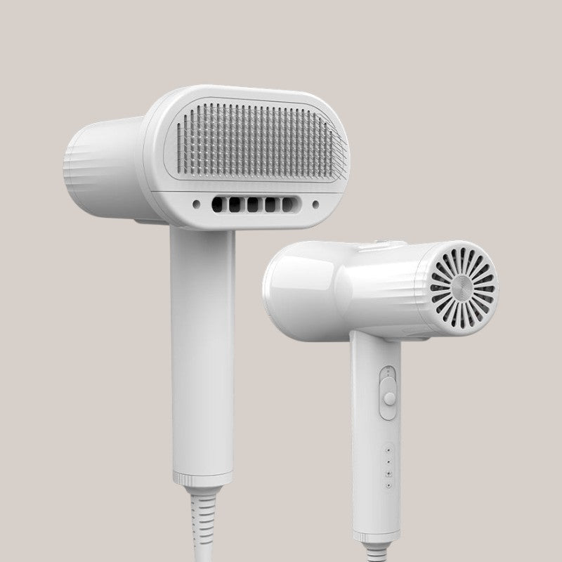 2-in-1 Pet Grooming Dryer and De-shedding Brush